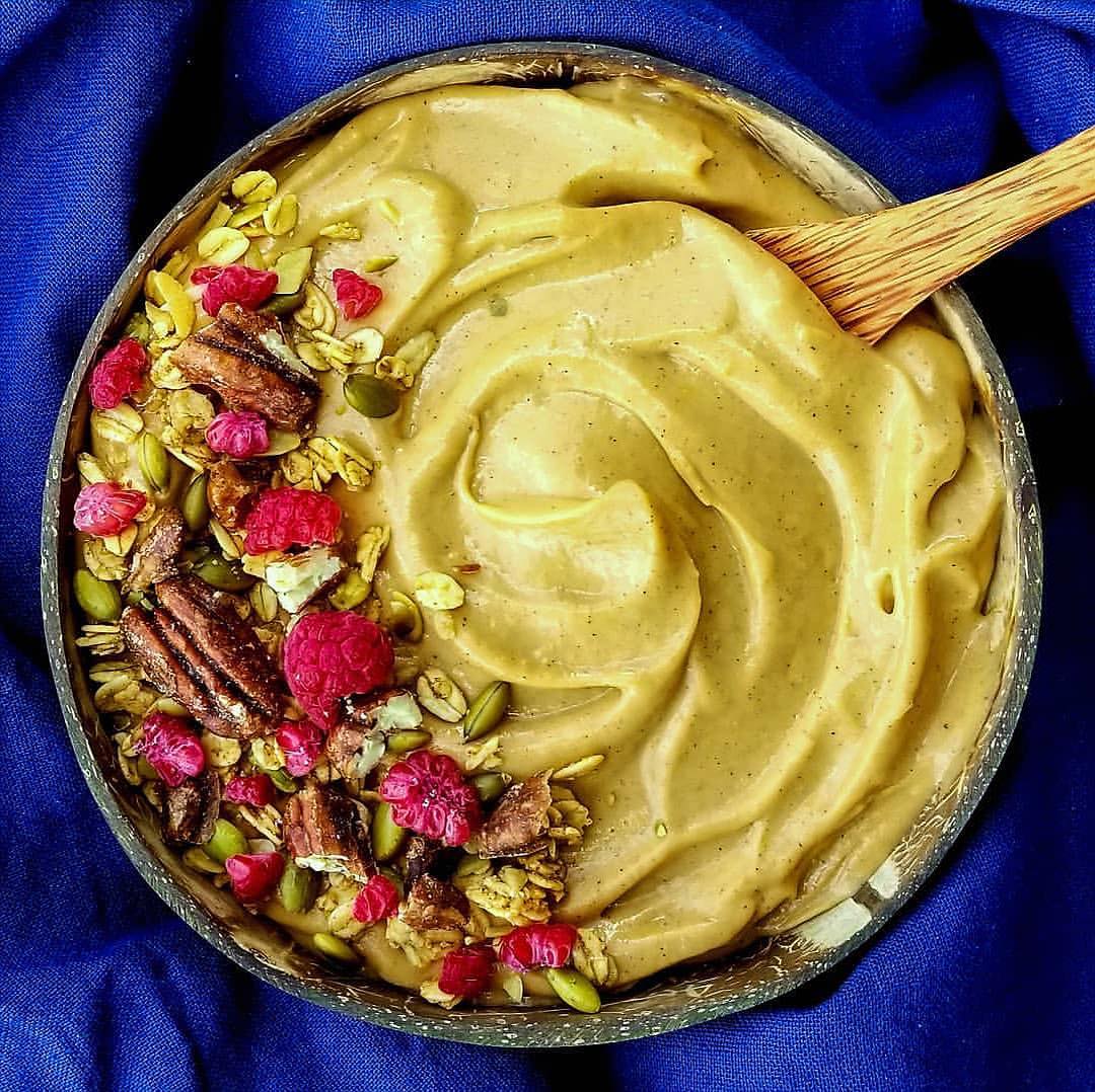 Sweet Potato and Banana Smoothie Bowl