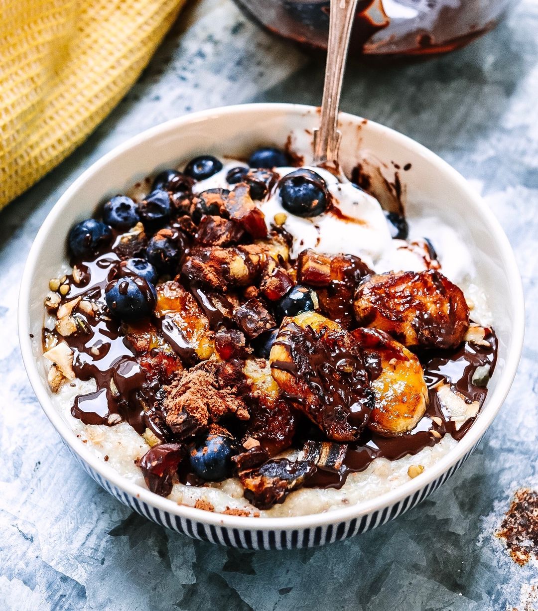 Oat and Millet Flake Coconut Porridge