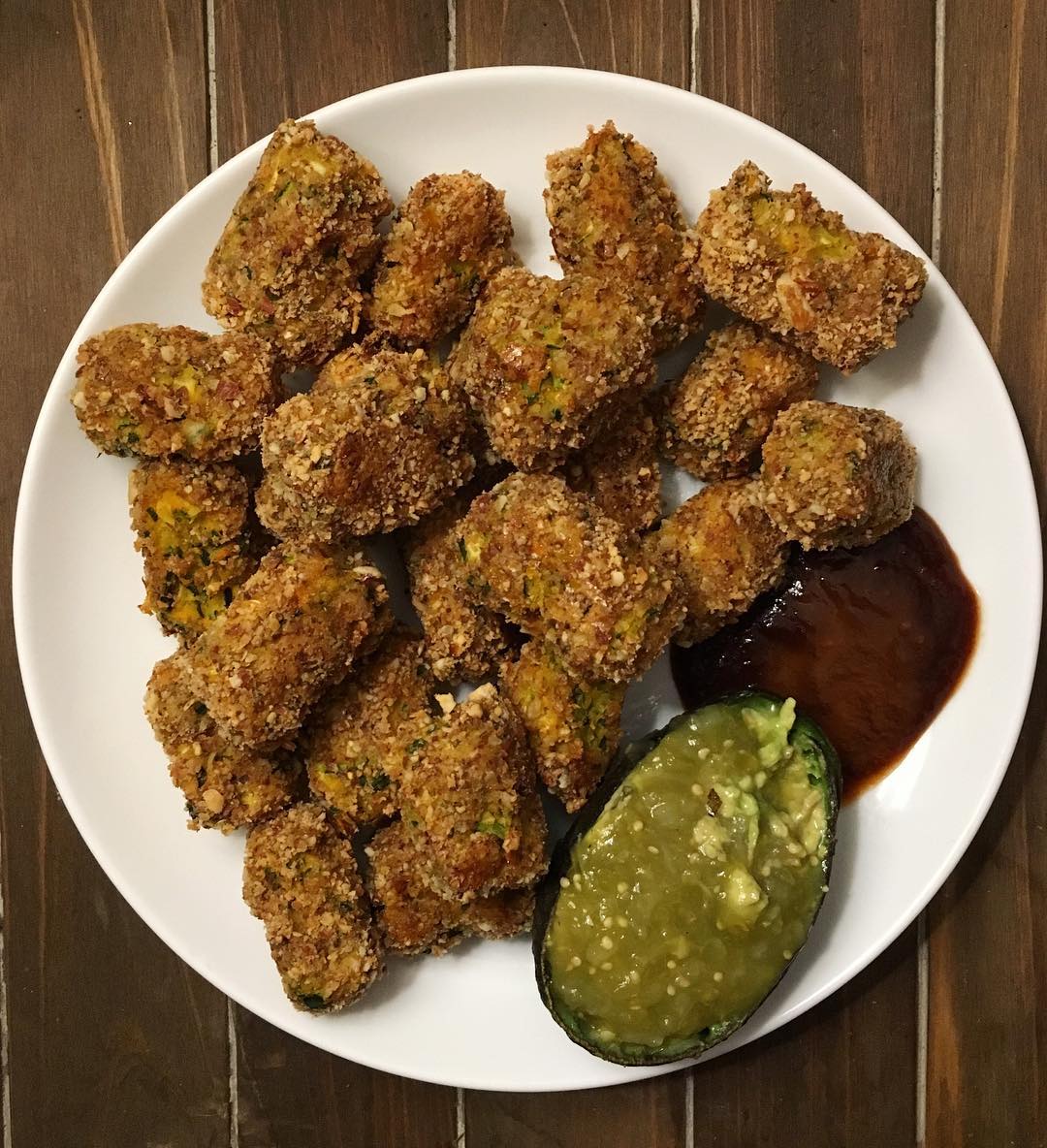 Baked Sweet Potato Zucchini Tots