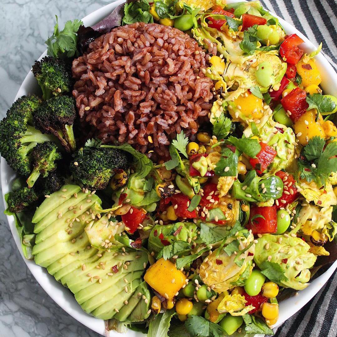 Mango Edamame Salad