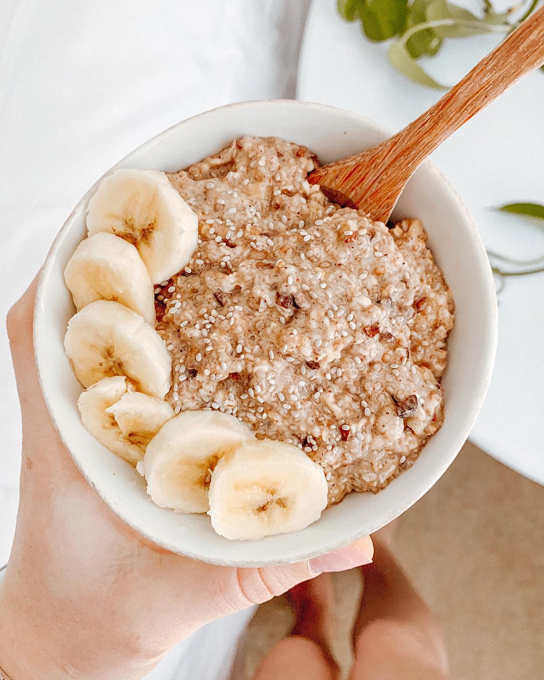 Banana Chia Oat Pudding