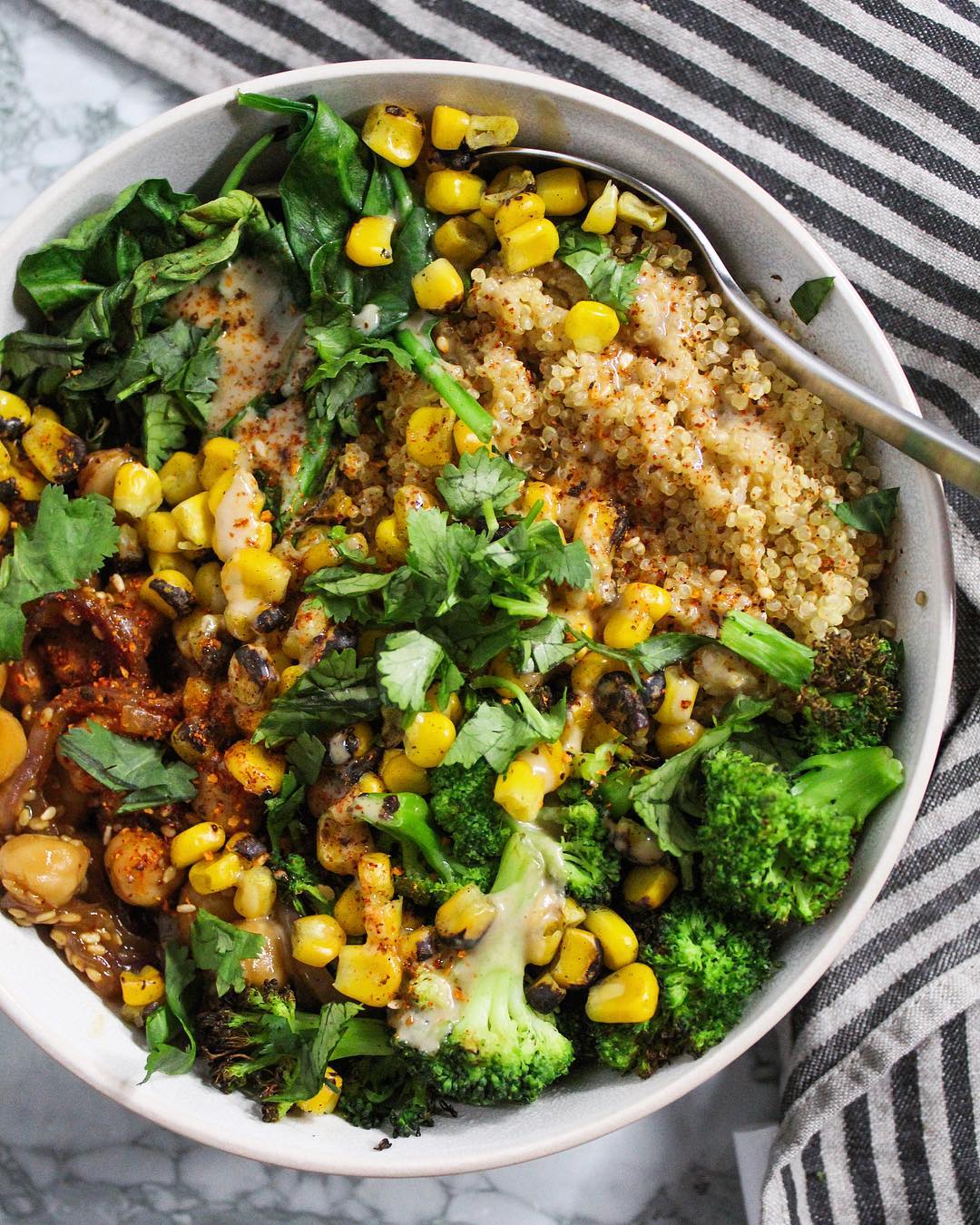 Miso Maple Glazed Chickpeas