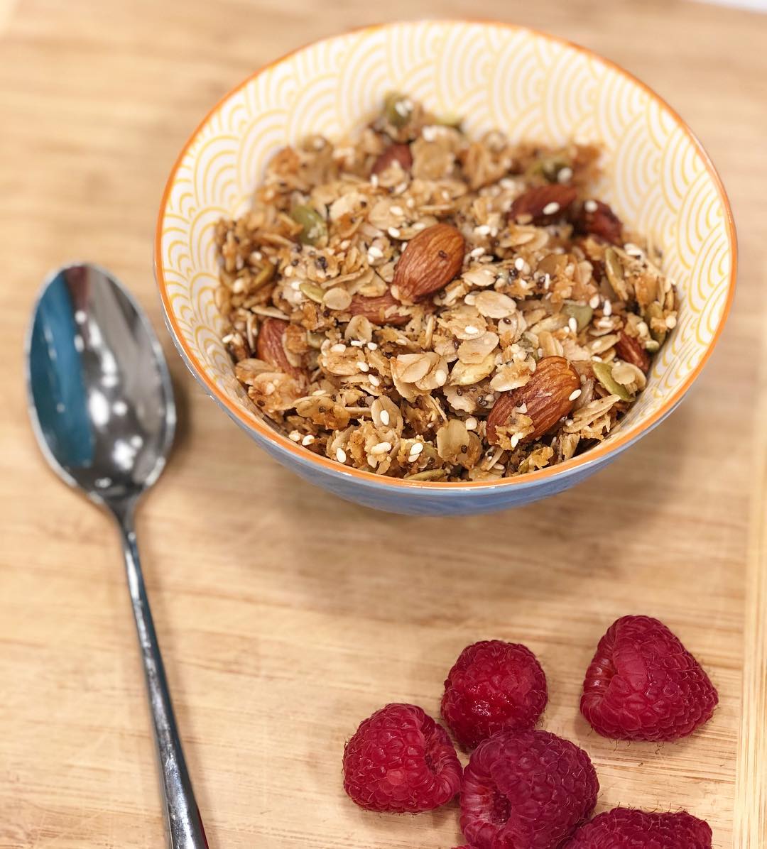 Simple Wholesome Granola with Superfoods