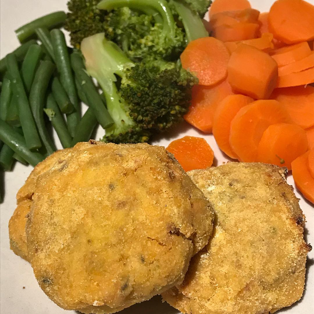 Healthy Salmon Fishcakes with Sweet Potatoes