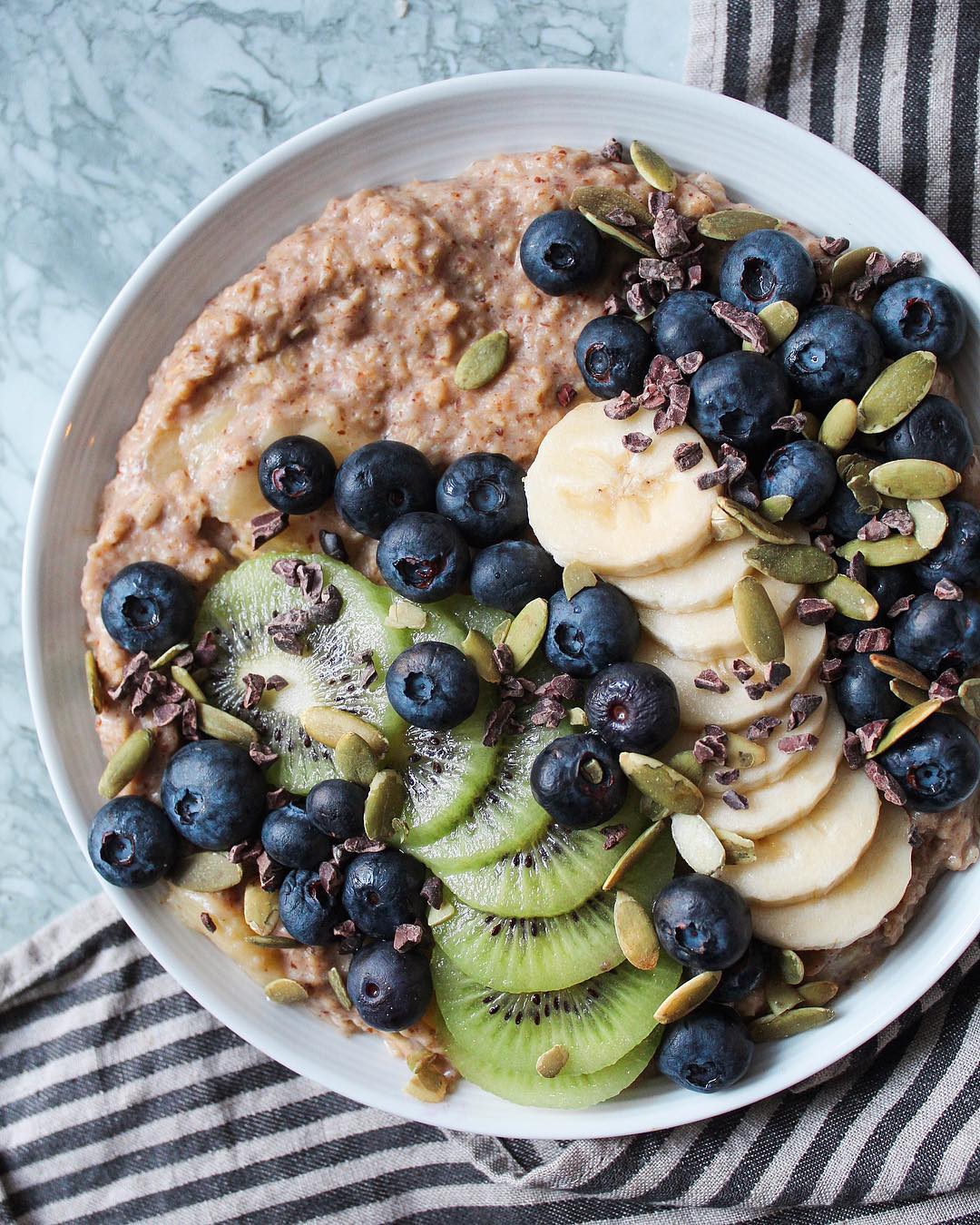 Maca Oatmeal Breakfast for Valentine's Day