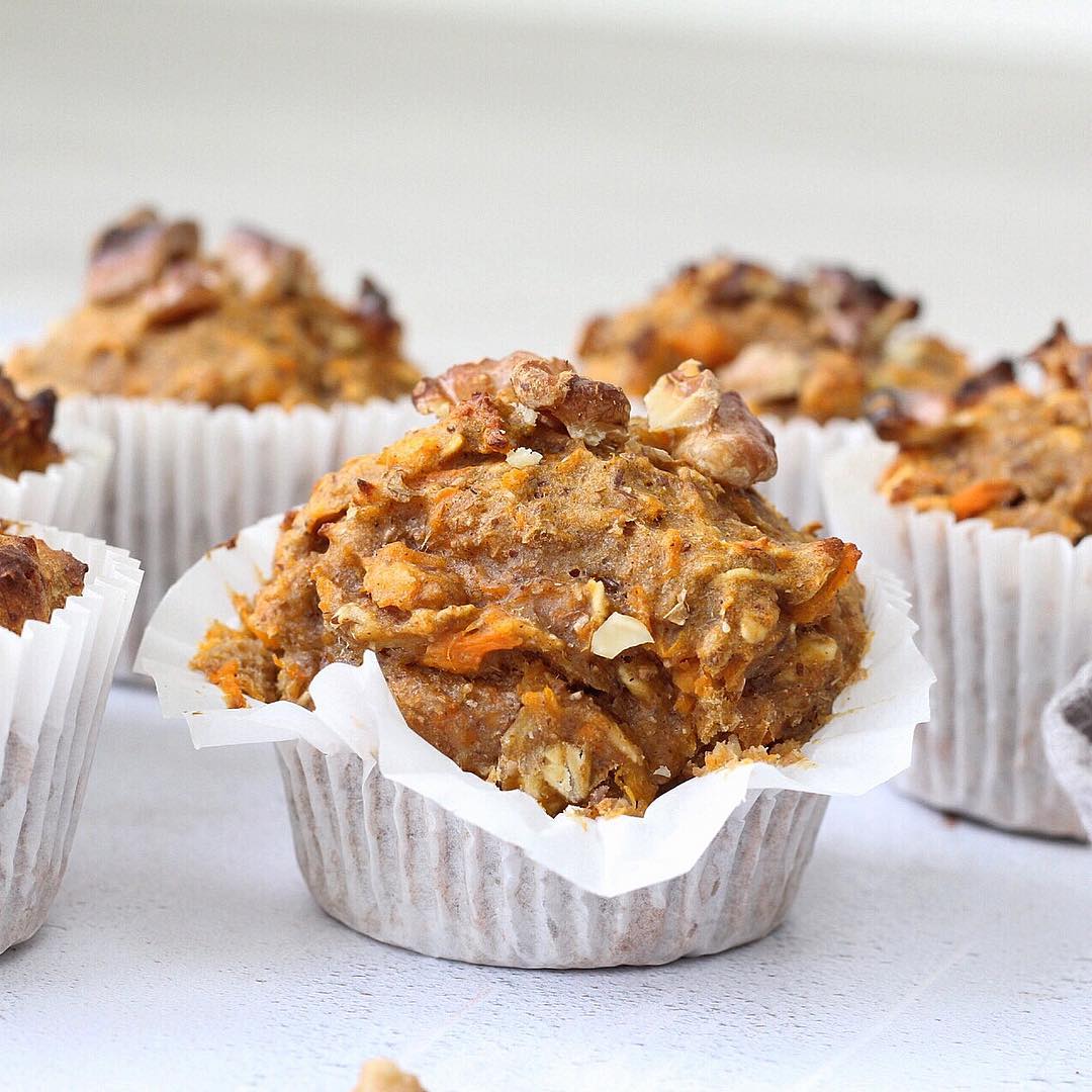 Sweet Potato Breakfast Muffins with Banana