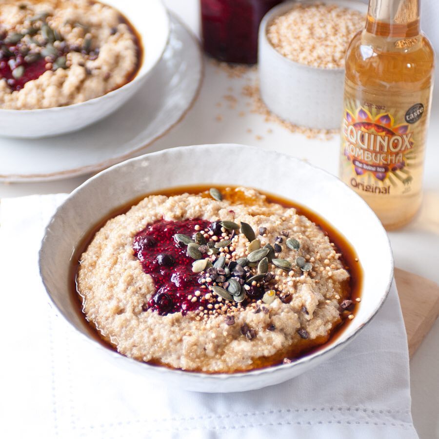 Quinoa Porridge with Cinnamon and Vanilla