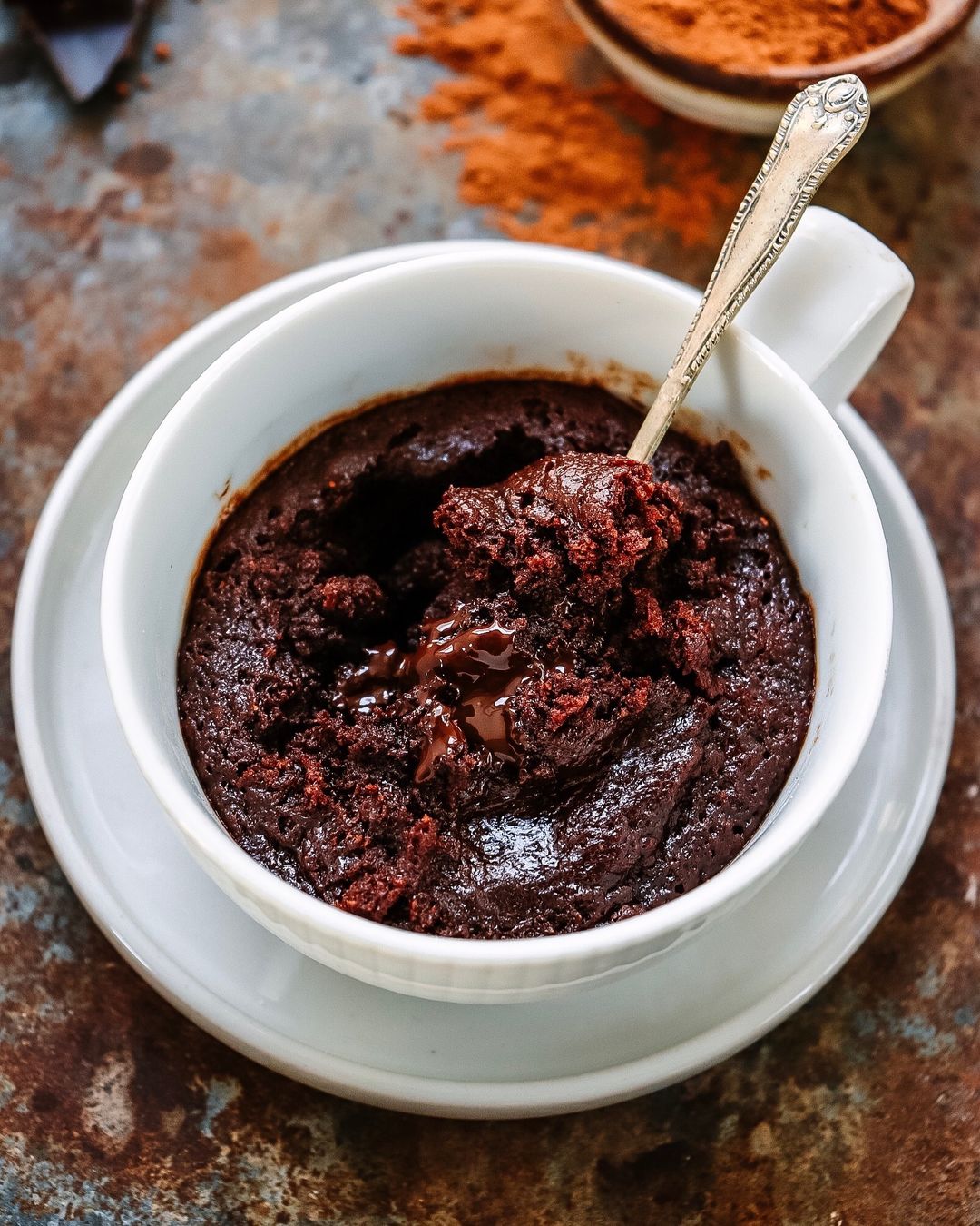 Gooey Chocolate Mug Cake