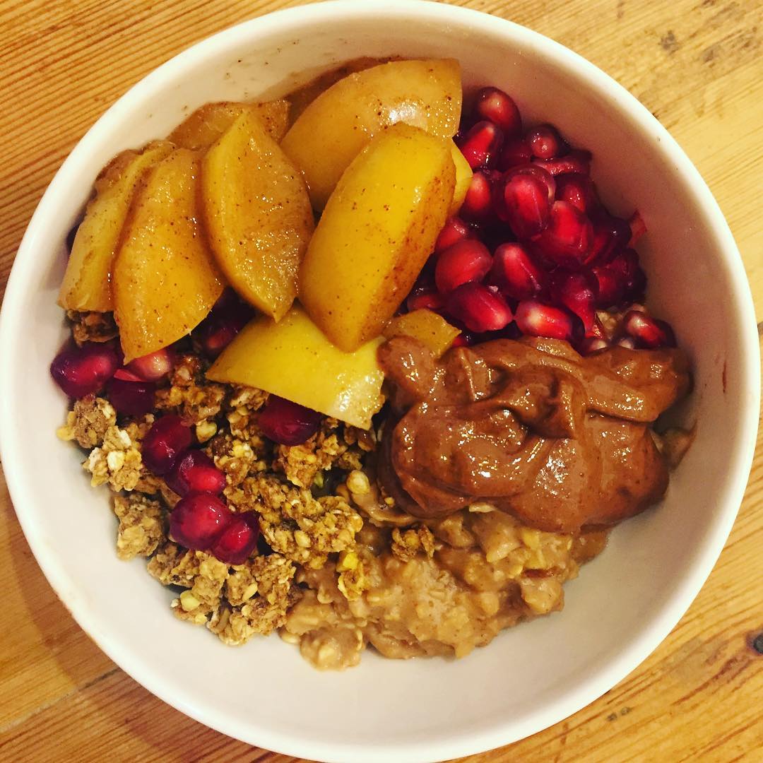 Caffe Latte Oats Breakfast Bowl