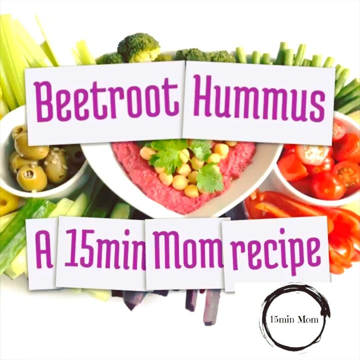 Beetroot Hummus Dip for Snacks and Spreads
