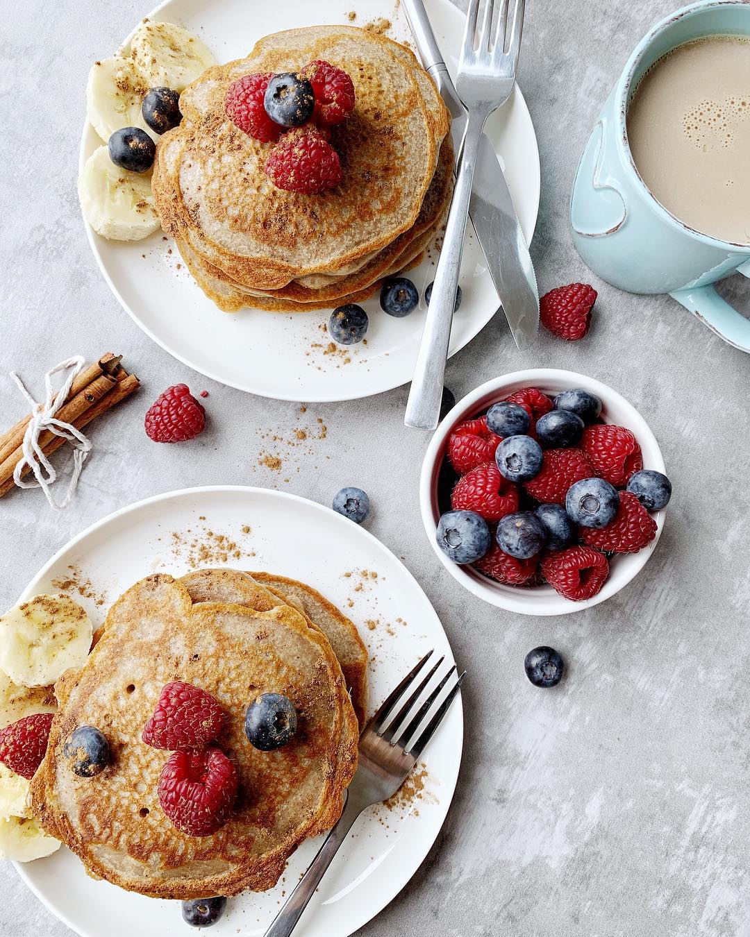 Easy Vegan Buckwheat Pancakes Breakfast