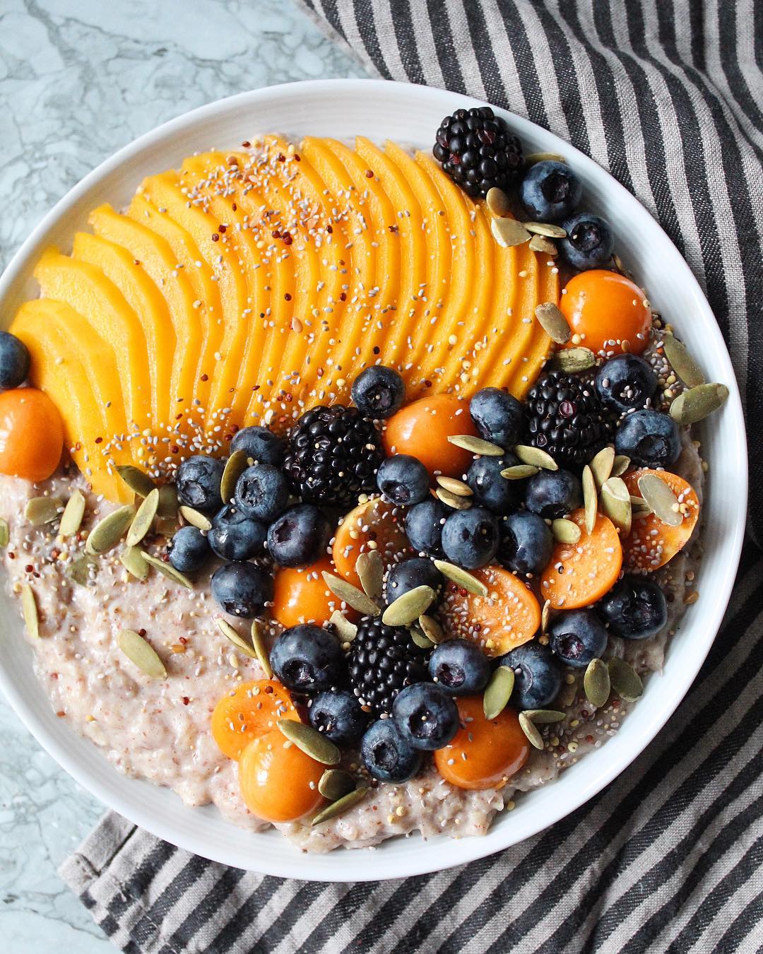 Tahini and Date Oatmeal