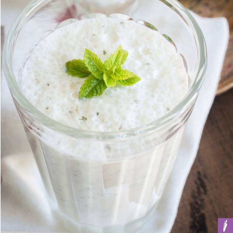 Mint Slice Matcha Smoothie