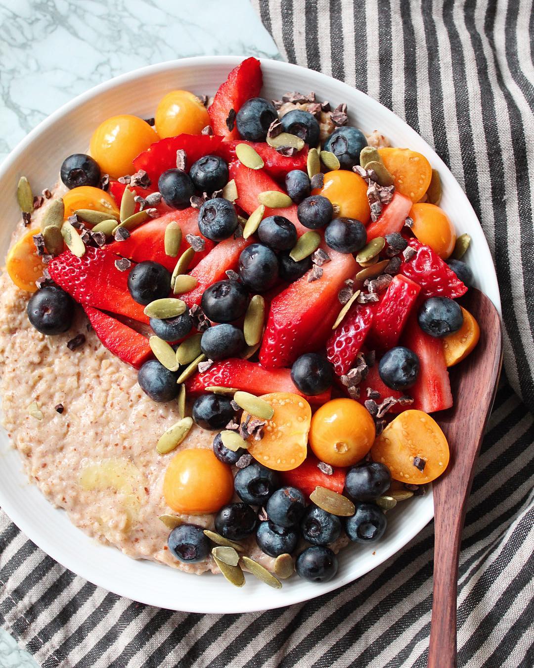 Coconut Steel Cut Oats Breakfast Bowl
