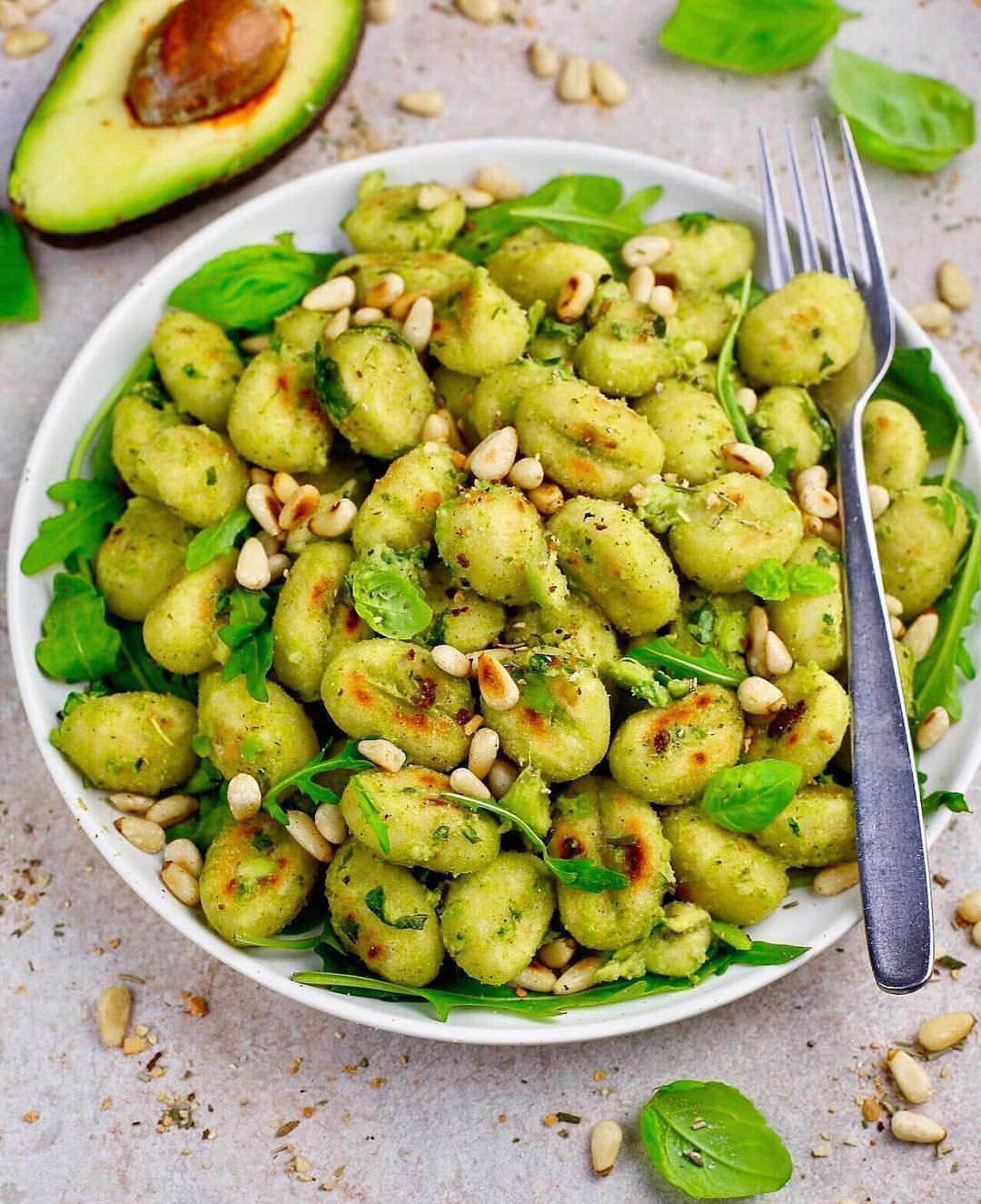 Vegan Gnocchi with Avocado Pesto