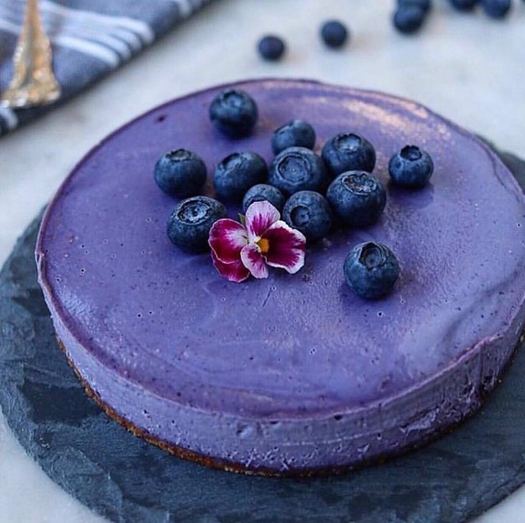 Vegan Blueberry Cashew Cake