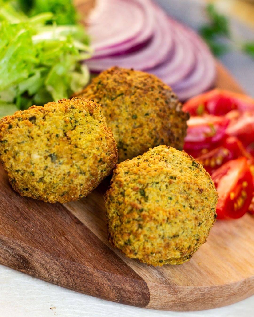 Crispy Homemade Air Fried Falafel Balls