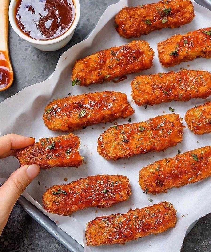 Baked Barbecue Tofu Tenders