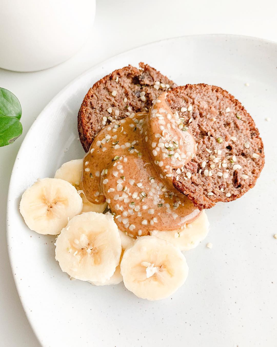 Honey-Sweetened Cacao Banana Muffins