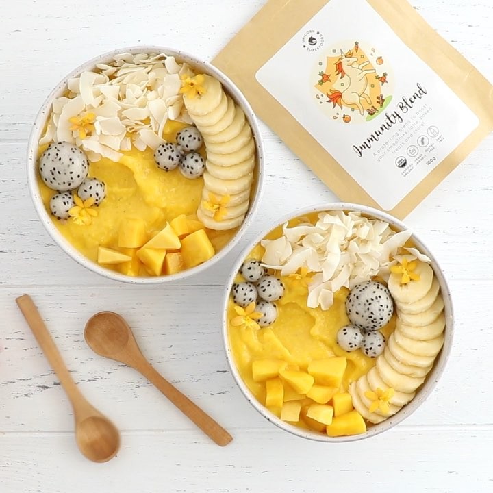 Sunkissed Immunity Blend Smoothie Bowl