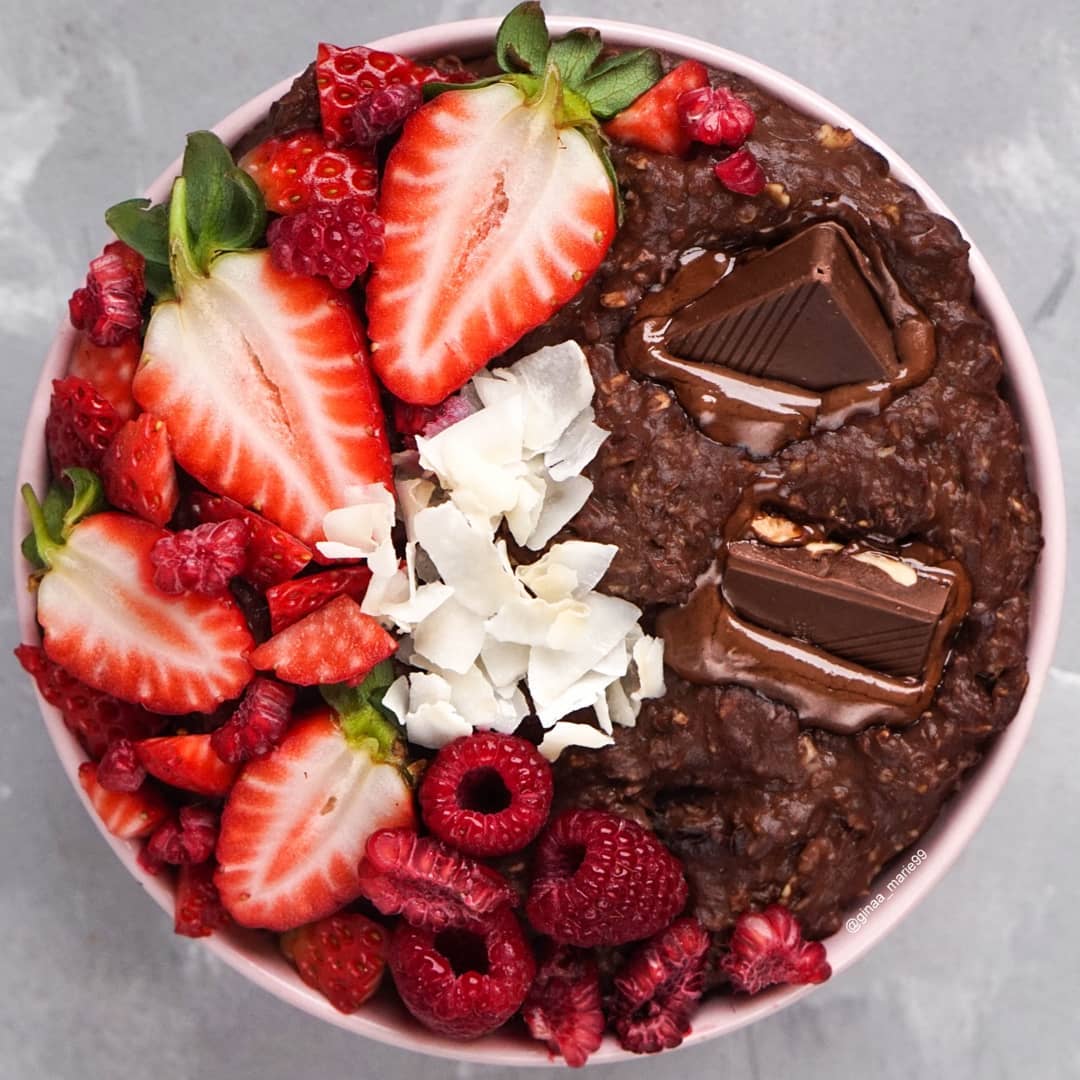 Nutella-Style Chocolate Protein Oats
