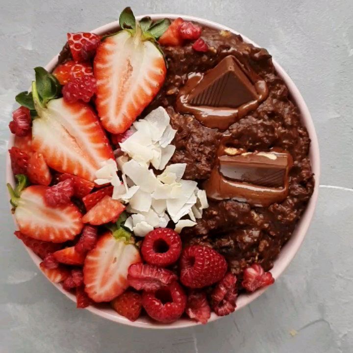 Nutella-Style Chocolate Protein Oats
