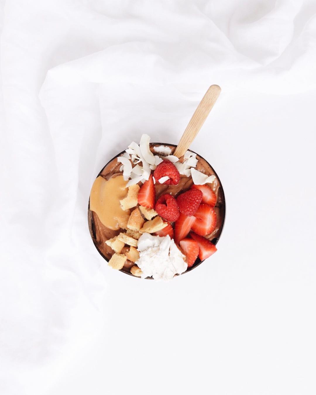 Vegan Chocolate Nice Cream Bowl Delight