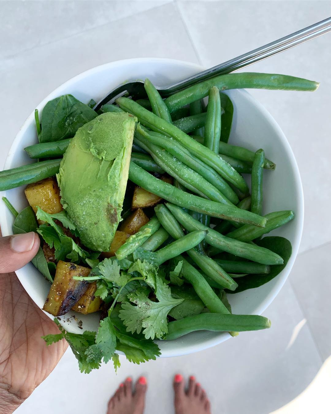 Low FODMAP Green Bean Buddha Bowl