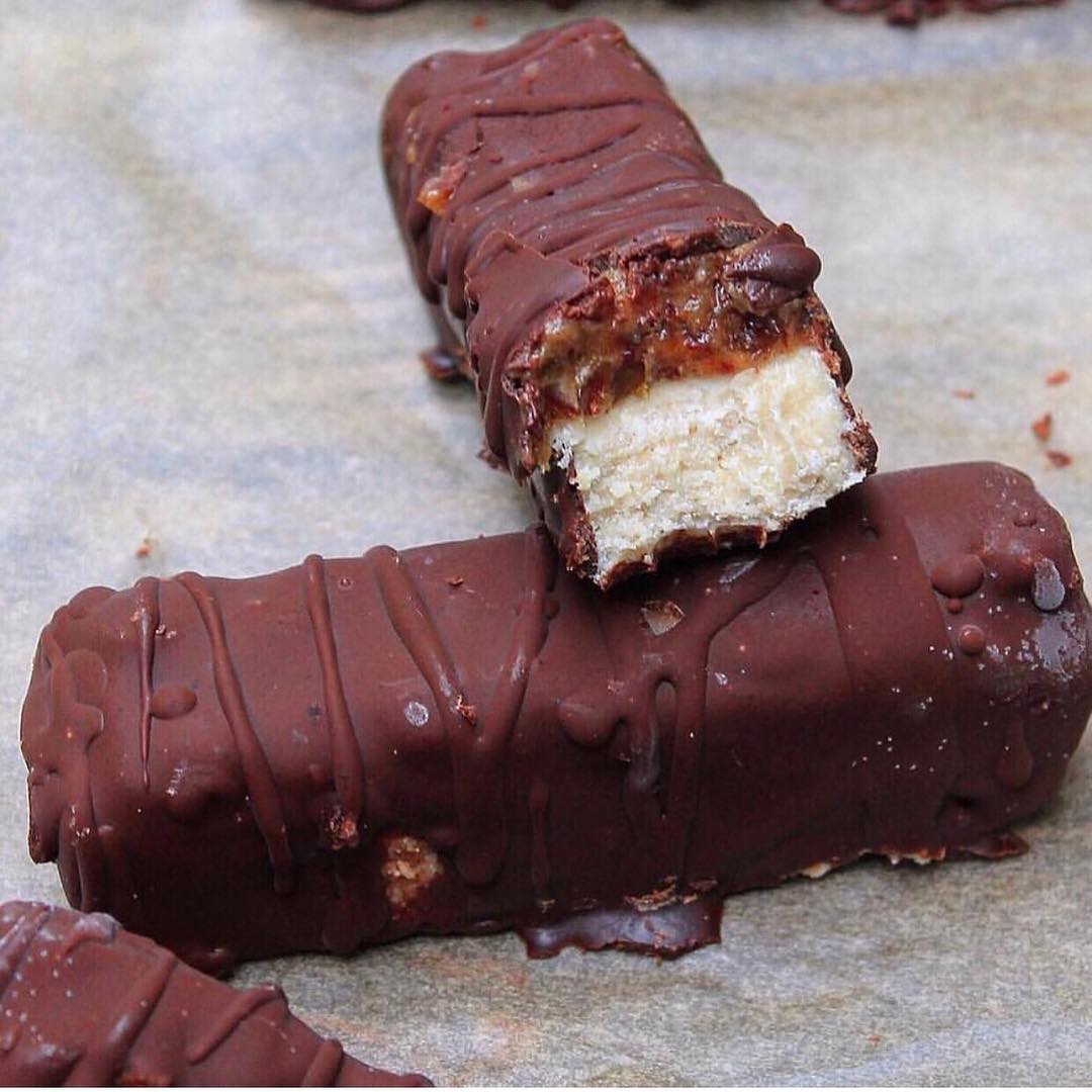 Vegan Raw Twix Bars