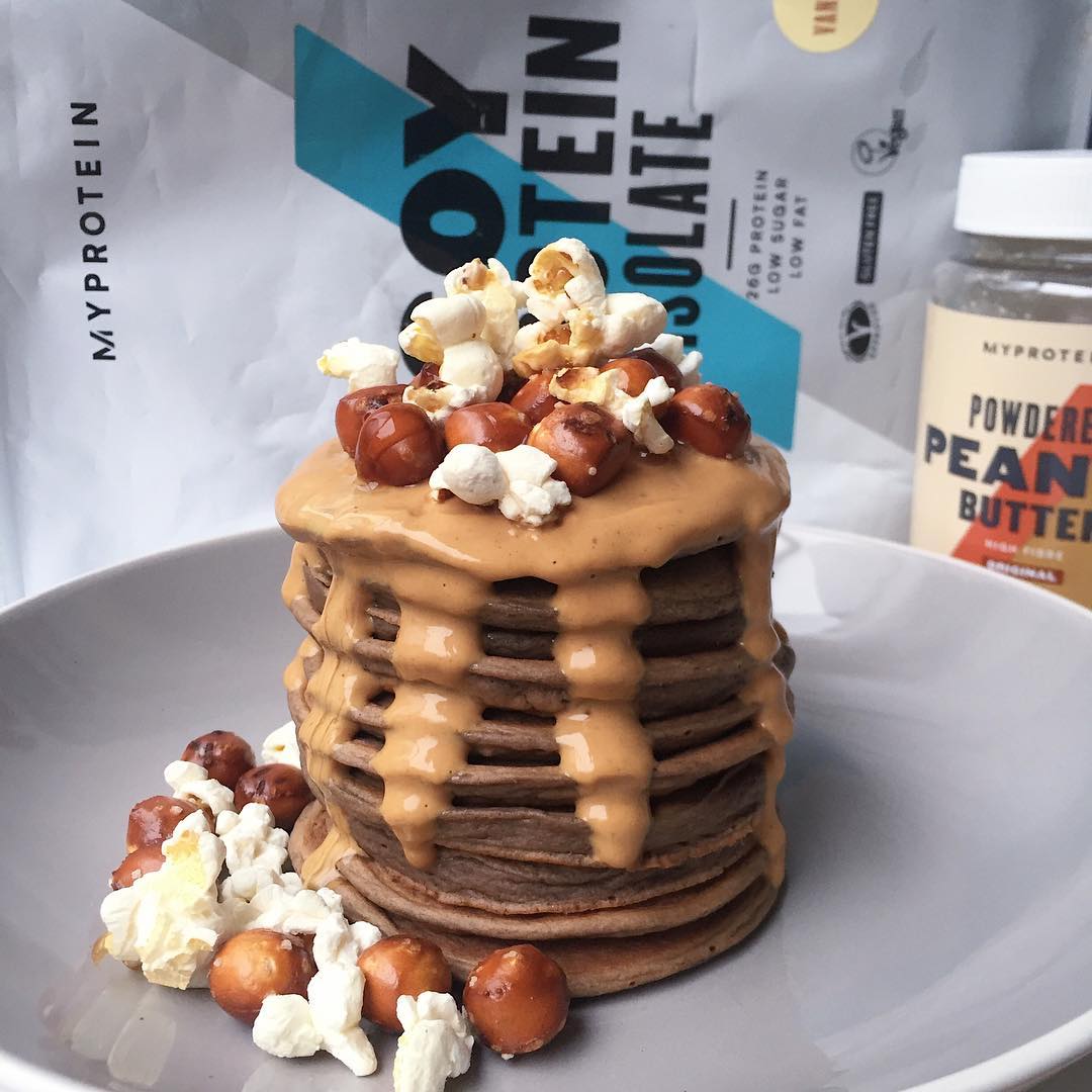 Chocolate Courgette Protein Pancakes