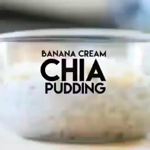 Banana Cream Chia Pudding