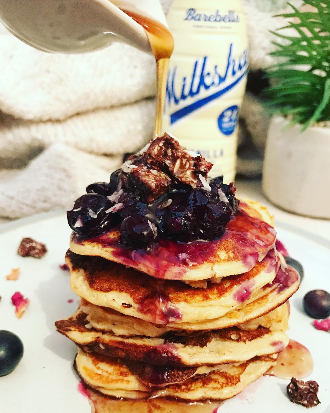 Easy Protein Pancake Stack for Breakfast