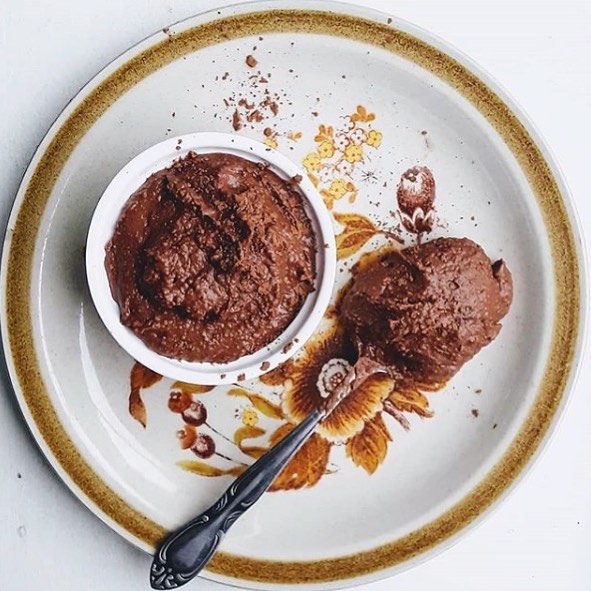 Zero Sugar Chickpea Brownie Batter Mousse
