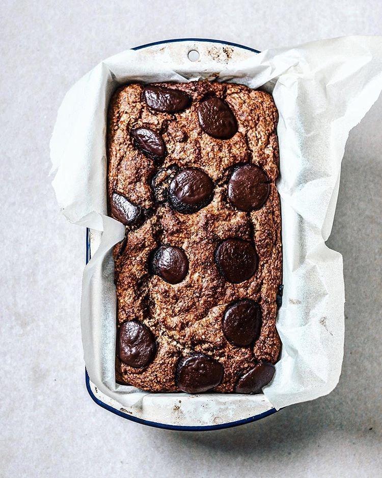 Banana Hemp Chocolate Chunk Bread