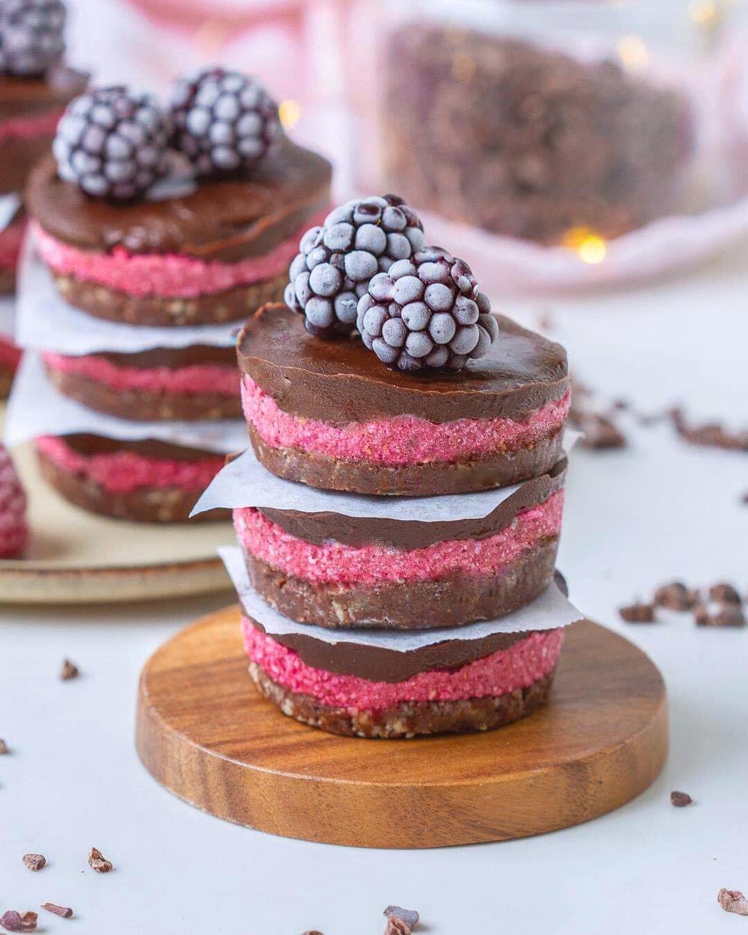 Chocolate Raspberry Coconut Cups