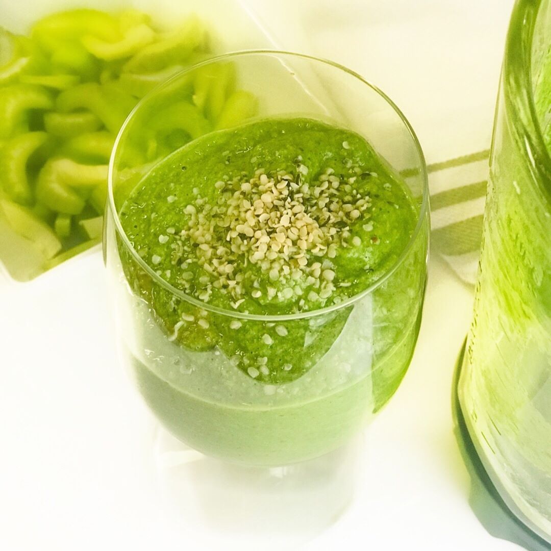 Spicy Green Smoothie with Adaptogens