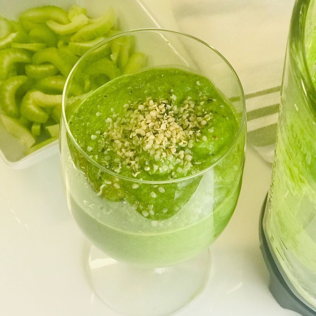 Spicy Green Smoothie with Adaptogens