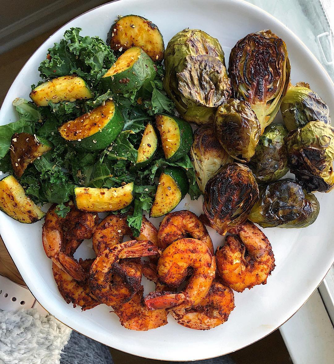 Blackened Shrimp with Vegetables