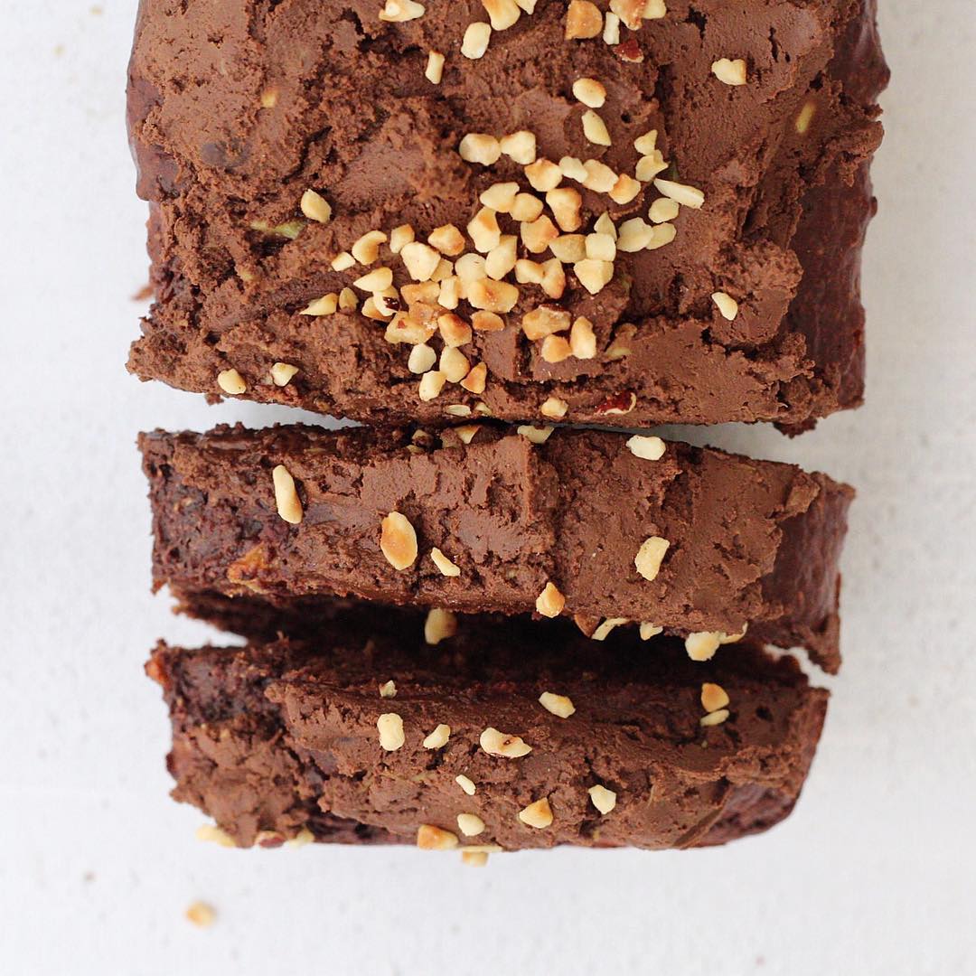 Vegan Chocolate Bread with Avocado Frosting