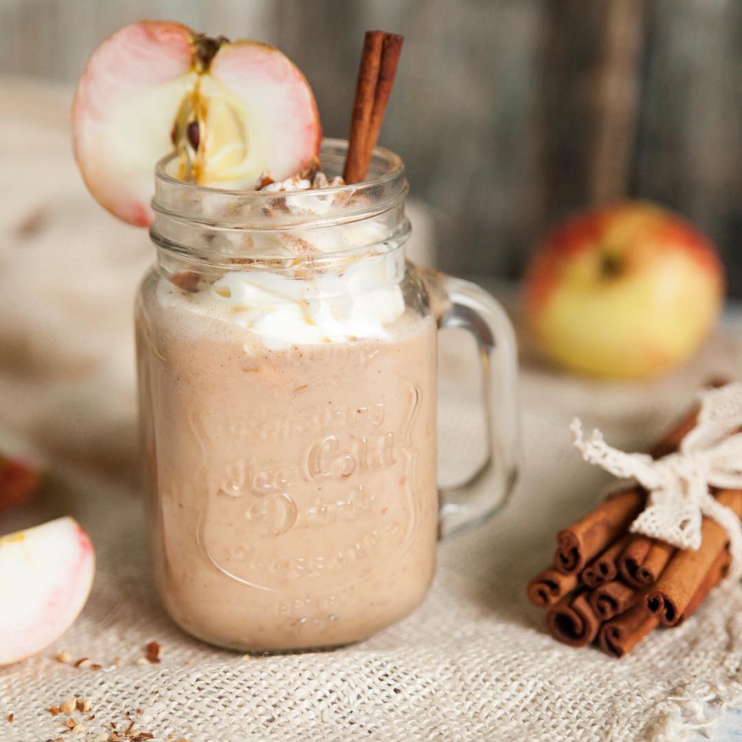 Apple Pie Smoothie with Whipped Coconut Cream