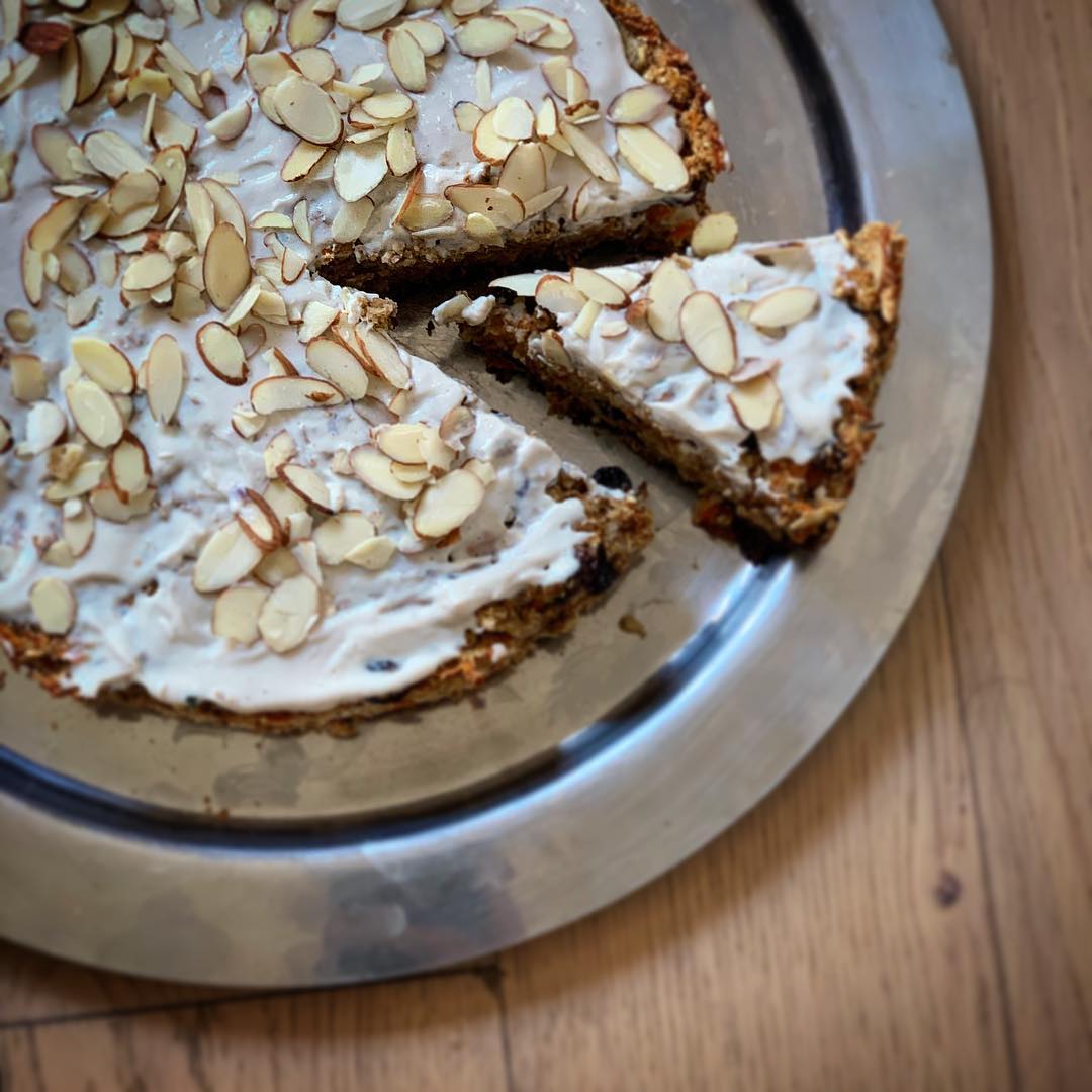Oil-Free Vegan Carrot Coconut Cake