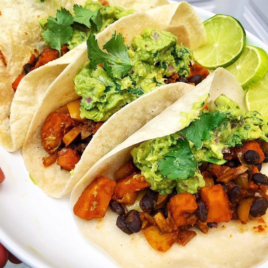 Sweet Potato Black Bean Fajitas