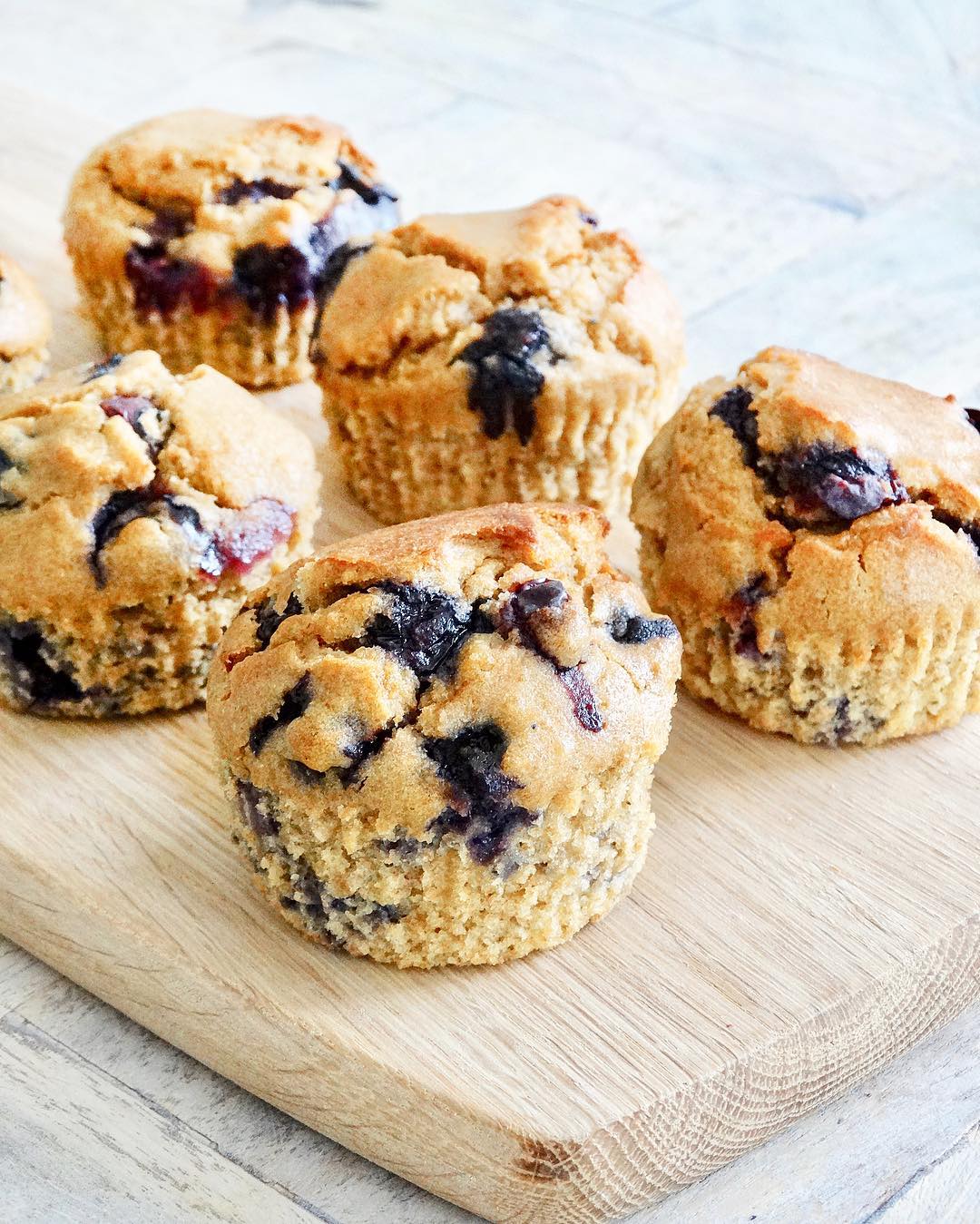 Blueberry and Banana Muffins