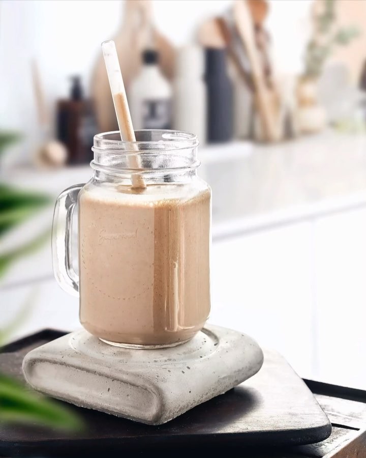 Vegan Chocolate Cinnamon Protein Smoothie