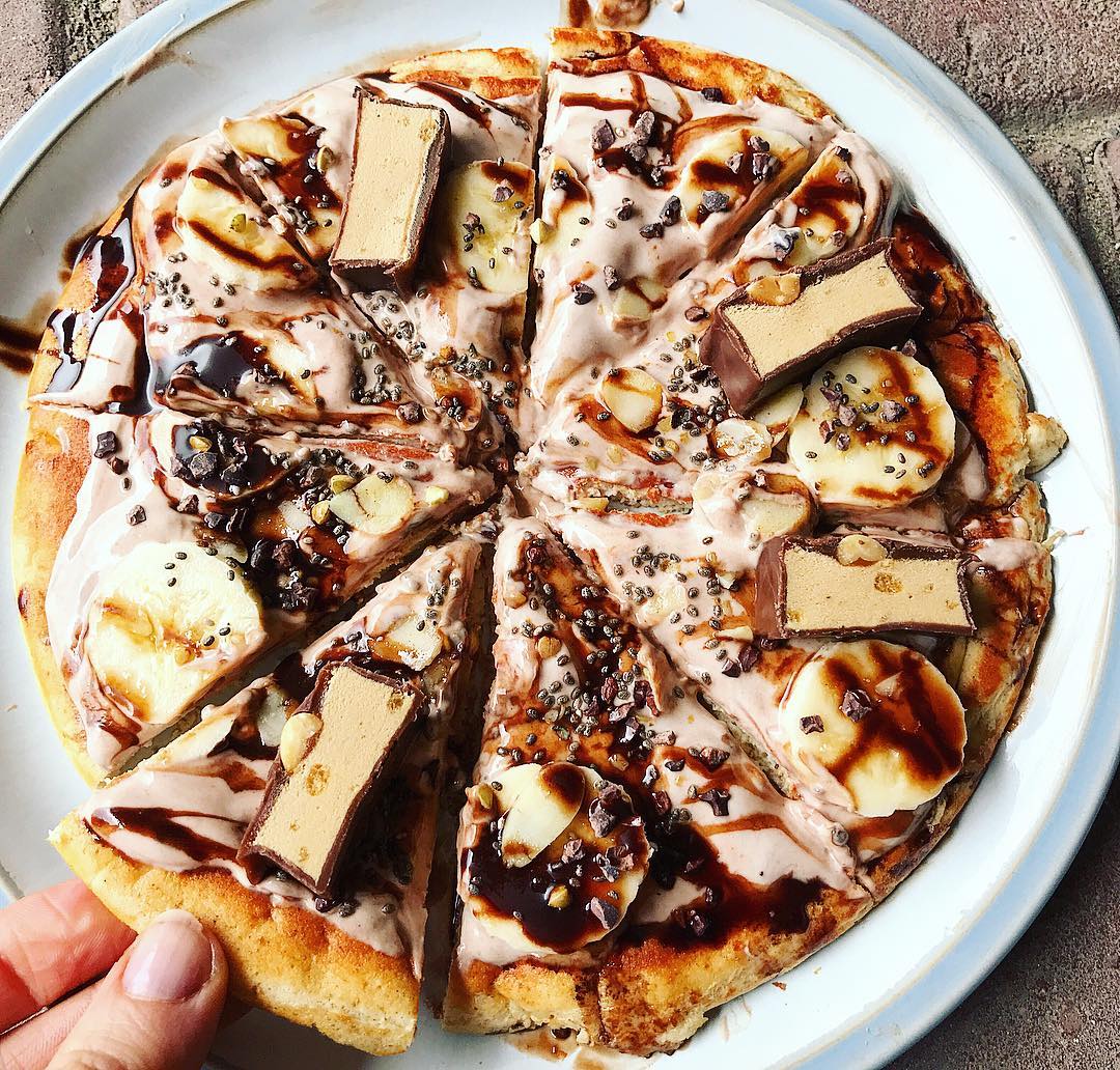 Protein Packed Breakfast Pizza