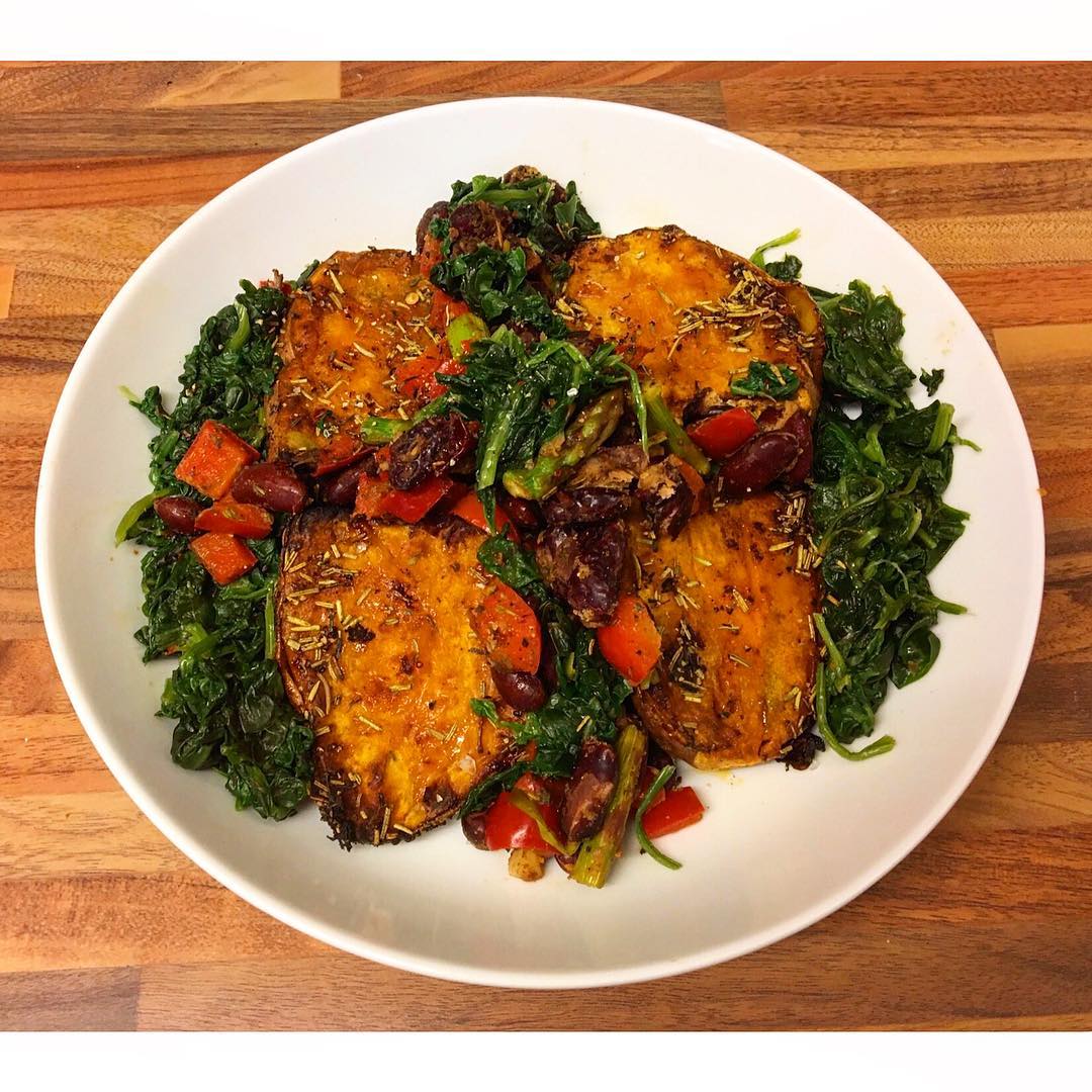 Roasted Sweet Potato, Red Kidney Bean