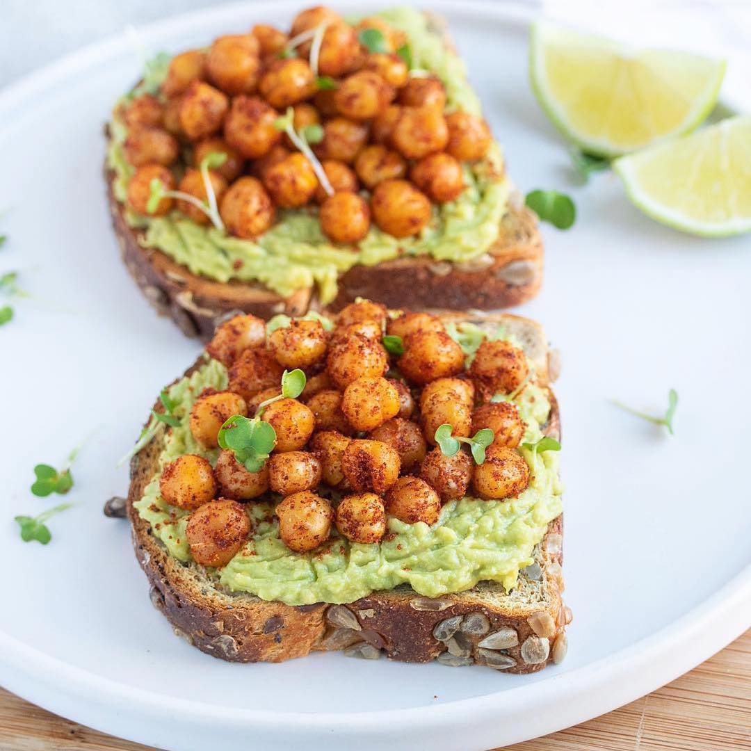 Chickpea Avocado Toast