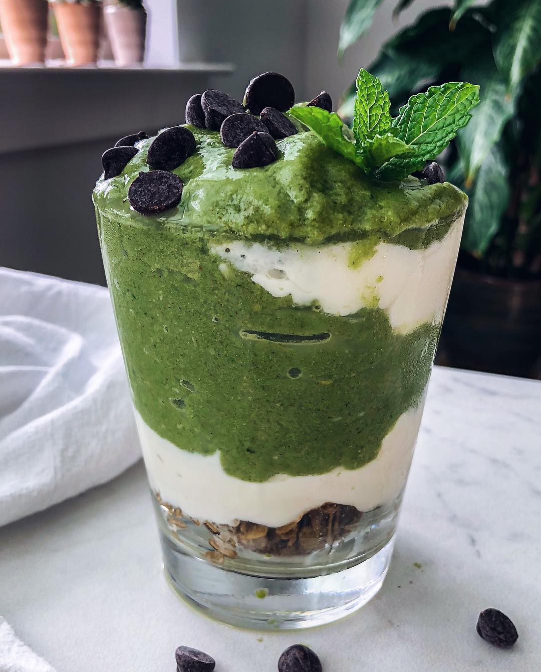 Creamy Healthy Shamrock Shake