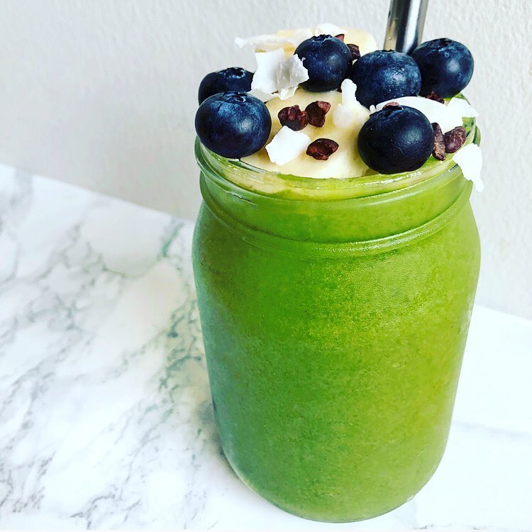 Refreshing Matcha Smoothie for St. Patrick's Day