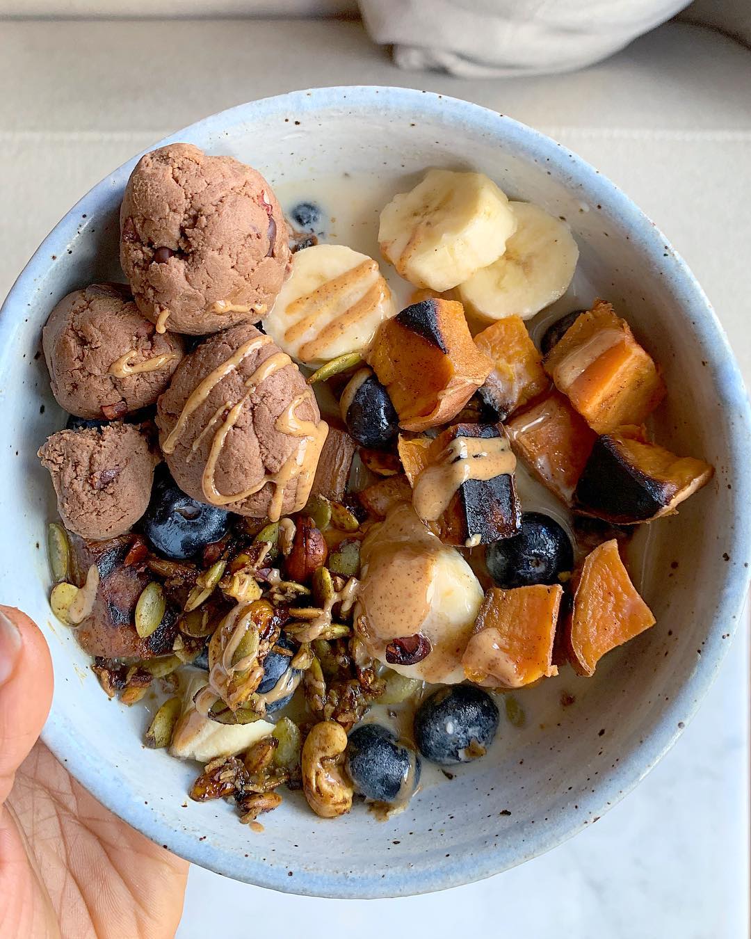 Sweet Potato & Fruit Cereal Bowl